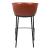 Garston Faux Leather/Steel Barstool