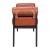 Barrow Faux Leather/Steel Bench