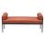 Barrow Faux Leather/Steel Bench