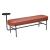 Ploce Faux Leather/Steel Bench