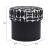 Boto Round Polyester/Wood Storage Ottoman