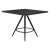 Tinos Square MDF/Steel Dining Table