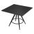 Tinos Square MDF/Steel Dining Table
