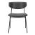 Charon Faux Leather/Steel Dining Chair