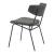 Charon Faux Leather/Steel Dining Chair