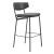 Charon Faux Leather/Steel Barstool