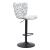 Elevate Adjustable Swivel Polyester/Steel Barstool
