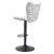 Elevate Adjustable Swivel Polyester/Steel Barstool