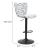 Elevate Adjustable Swivel Polyester/Steel Barstool