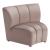 Garbi Curved Velvet Modular Sectional