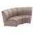 Garbi Curved Velvet Modular Sectional