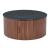 Nejaus Round Wood Veneer/Wood Coffee Table w/Door