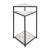Miste Faux Terrazzo Stone/Steel Side Table
