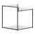 Miste Faux Terrazzo Stone/Steel Side Table