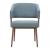 Poise Faux Leather/Steel Dining Chair