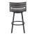 Gimsby Faux Leather/Steel Swivel Barstool