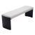 Mur Faux Leather/Steel Bench