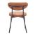 Rorun Faux Leather/Steel Dining Chair
