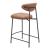 Rorun Faux Leather/Steel Counter Stool