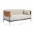Stirbe Polyester/Steel Loveseat