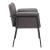 Heritage Faux Leather/Steel Accent Chair