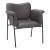 Heritage Faux Leather/Steel Accent Chair
