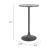 Bite Round Faux Terrazzo/Steel Bar Table