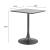 Spot Square Faux Terrazzo/Steel Bistro Table