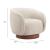 Vinta Polyester/Wood Swivel Chair