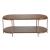 Niju Oval Wood/Steel Coffee Table