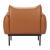 Sekil Faux Leather Accent Chair