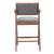 Delhi Polyester/Wood Counter Stool