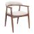 Goka Polyester/Wood Dining Chair