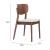 Kellua Polyester/Wood Dining Chair