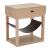 Haram Rectangular Wood Side Table w/Drawer