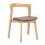 Pioro Faux Leather/Wood Dining Chair