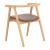 Peker Faux Leather/Wood Dining Chair