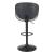 Meyane Faux Leather/Steel Barstool