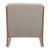 Hady Polyester/Wood Rocking Chair