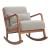 Hady Polyester/Wood Rocking Chair