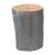 Sugra Round Wood End Table