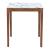 Eva Square Faux Marble/Wood Counter Table