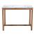 Fein Rectangular Faux Marble/Wood Counter Table