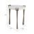 Rench Round Marble/Iron Side Table