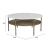 Bild Round Marble/Iron Coffee Table