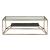 Ranol Rectangular Glass/Marble/Iron Coffee Table
