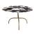 Baia Round Terrazzo/Forged Iron Coffee Table