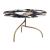Baia Round Terrazzo/Forged Iron Coffee Table