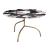 Baia Round Terrazzo/Forged Iron Coffee Table