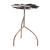 Baia Round Terrazzo/Forged Iron Side Table